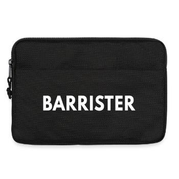 Barrister Law Professional Lawyer Spende - Laptoptasche 13" - Schwarz - Vorne