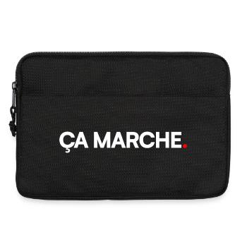 ES FUNKTIONIERT | Humor mit minimalem Ausdruck - Laptoptasche 13" - Schwarz - Vorne