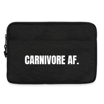 CARNIVORE | T-shirt Carnivore | Amateur de viande audacieux - Sacoche pour ordinateur portable 13 pouces - noir - Devant