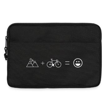 Mountain Bicycle Smile Montagnes MTB Sourire Vélo de course - Sacoche pour ordinateur portable 13 pouces - noir - Devant