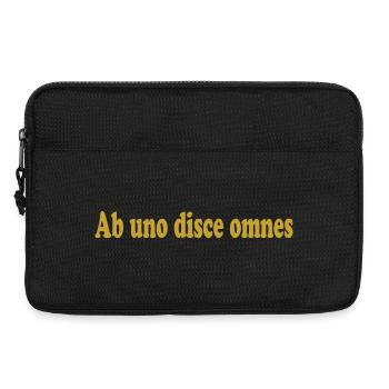 ab uno disce omnes Lateinisches Zitat Latein - Laptoptasche 13" - Schwarz - Vorne
