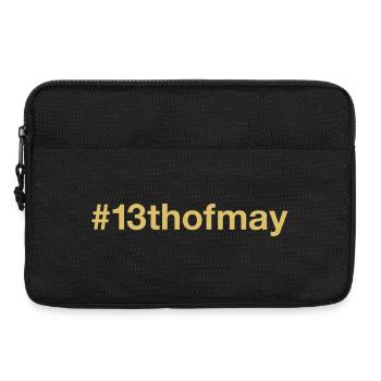 born on May 13 Birthday birthday - Laptop bag 13" - black - Front