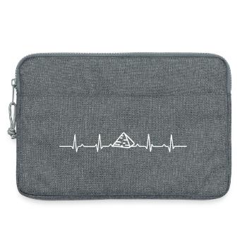design_needs_image - Laptoptasche 13" - Grau meliert - Vorne