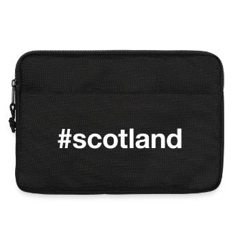 SCOTLAND Schottland Hashtag - Laptoptasche 13" - Schwarz - Vorne