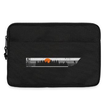 Explorez les grands espaces - Sacoche pour ordinateur portable 13 pouces - noir - Devant