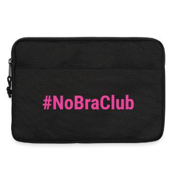 NoBraClub Pink - Laptop bag 13" - black - Front