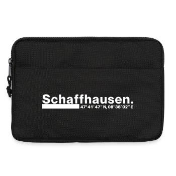 Schaffhausen Koordinaten Schaffhauser Geschenk - Laptoptasche 13" - Schwarz - Vorne