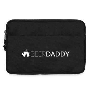 BierPapa lustige Geburtstag-Vatertags-Geschenkidee - Laptoptasche 13" - Schwarz - Vorne
