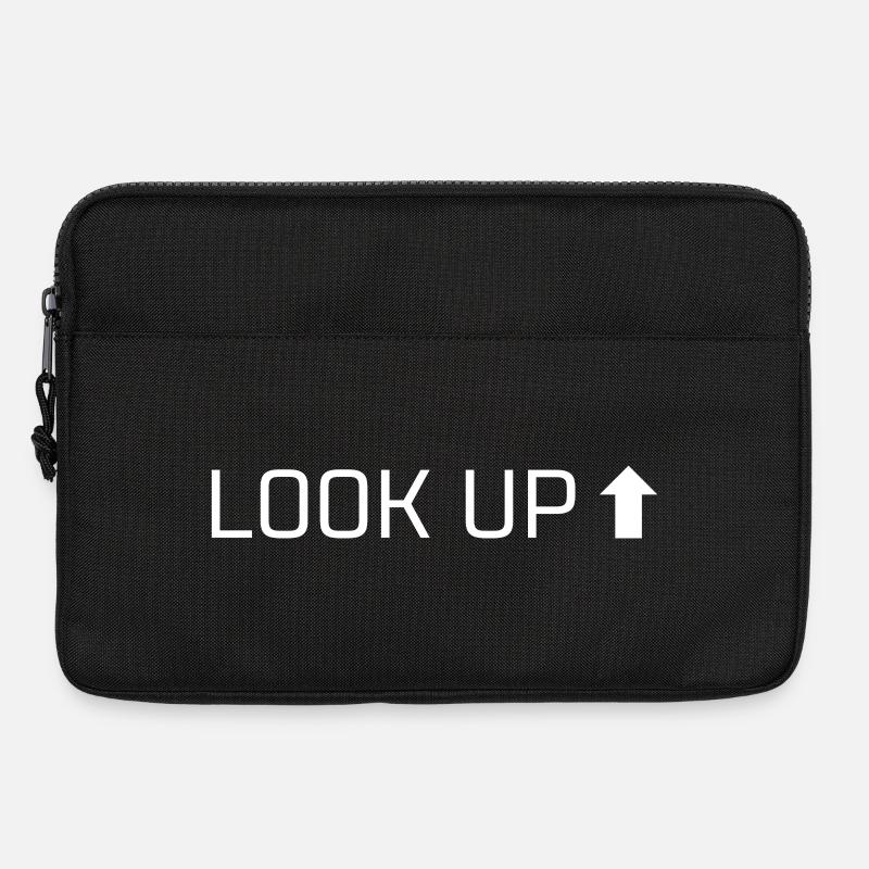 Look Up – Stay Focused, Stay Strong - Laptoptasche 13" - Schwarz