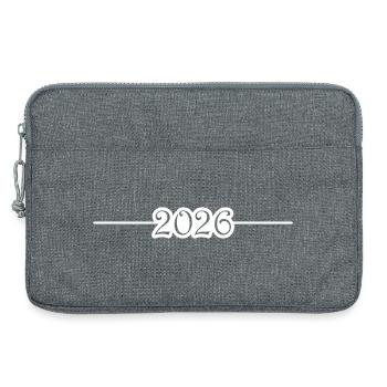 Ligne 2026 - Sacoche pour ordinateur portable 13 pouces - gris chiné - Devant