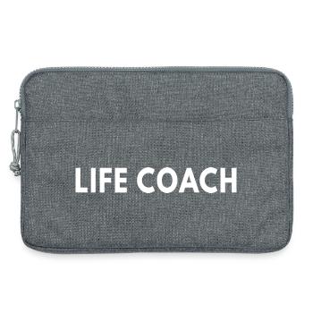 Titre de poste de coach de coaching rétro pour cadeaux motivationnels - Sacoche pour ordinateur portable 13 pouces - gris chiné - Devant