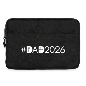 Dad 2026 Dad Will Be Fatherhood New Dad Daddy - Laptop bag 13" - black - Front