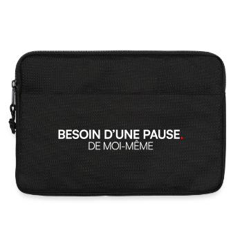 Need a modern humor break - Laptop bag 13" - black - Front