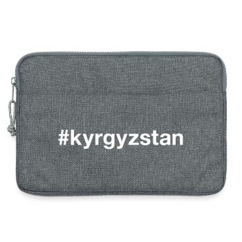 Kyryzstan Kirgistan Hashtag - Laptoptasche 13" - Grau meliert - Vorne