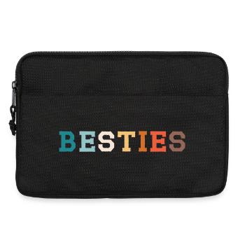 Meilleures amies - Sacoche pour ordinateur portable 13 pouces - noir - Devant