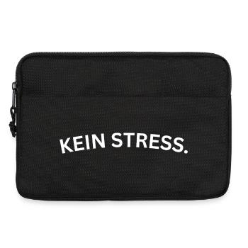 Kein Stress - Laptoptasche 13" - Schwarz - Vorne