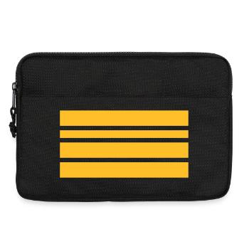 Fregattenkapitän - Laptoptasche 13" - Schwarz - Vorne