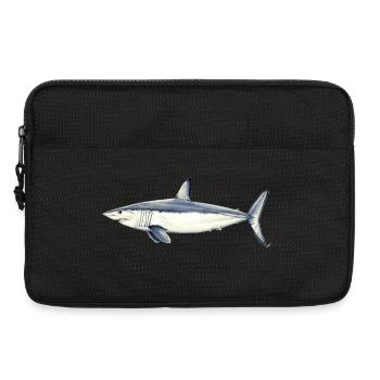 Requin taupe bleu mako - requin-taupe bleu - Réquin - Sacoche pour ordinateur portable 13 pouces - noir - Devant