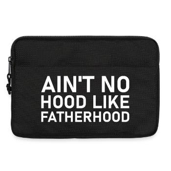 Ain't no hood like fatherhood - Laptoptasche 13" - Schwarz - Vorne
