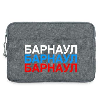 BARNAUL Russland Flagge - Laptoptasche 13" - Grau meliert - Vorne