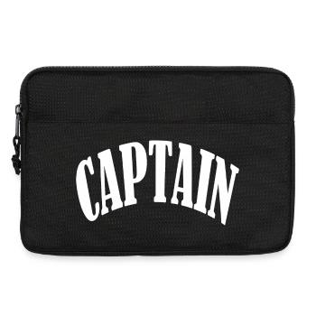 captain sailor captain anchor sea sea coast - Laptop bag 13" - black - Front
