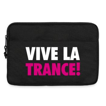 Vive La Trance! (pink) - Laptoptasche 13" - Schwarz - Vorne