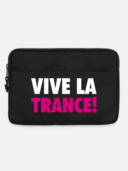 Vive La Trance! (pink) - Laptoptasche 13" - Schwarz