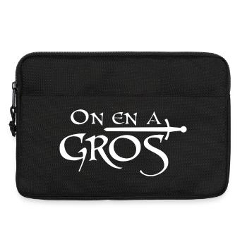 On en a gros - Sacoche pour ordinateur portable 13 pouces - noir - Devant