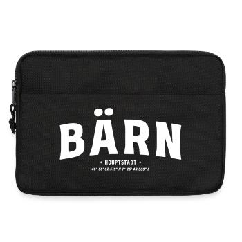 Bärn Capital Design avec coordonnées - Sacoche pour ordinateur portable 13 pouces - noir - Devant