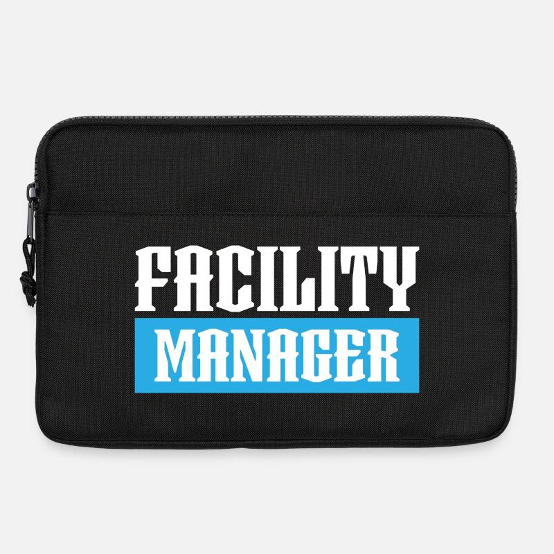 facility manager tshirt schwarz - Laptoptasche 13" - Schwarz