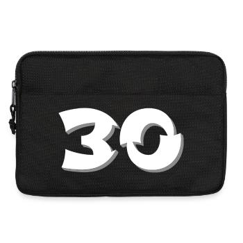 Jährige, gratulieren, 30 schattiert - Laptoptasche 13" - Schwarz - Vorne