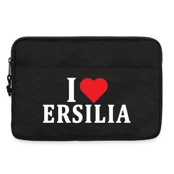 T-Shirt Ich liebe Ersilia T-Shirt Geschenkidee - Laptoptasche 13" - Schwarz - Vorne