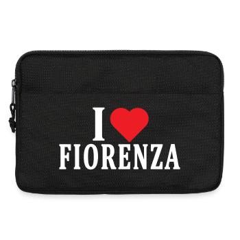 t-shirt I love Fiorenza t-shirt gift idea - Laptop bag 13" - black - Front
