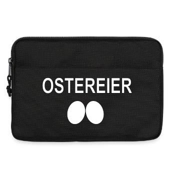 Ostereier -Design 2 Eier Geschenk - Laptoptasche 13" - Schwarz - Vorne