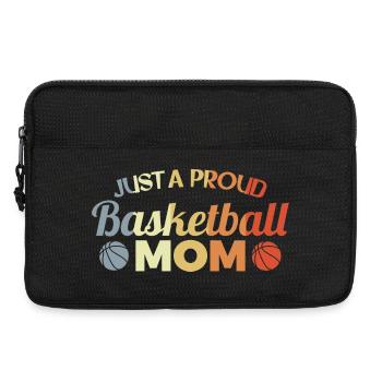 Lustige Basketball Mutter - Laptoptasche 13" - Schwarz - Vorne
