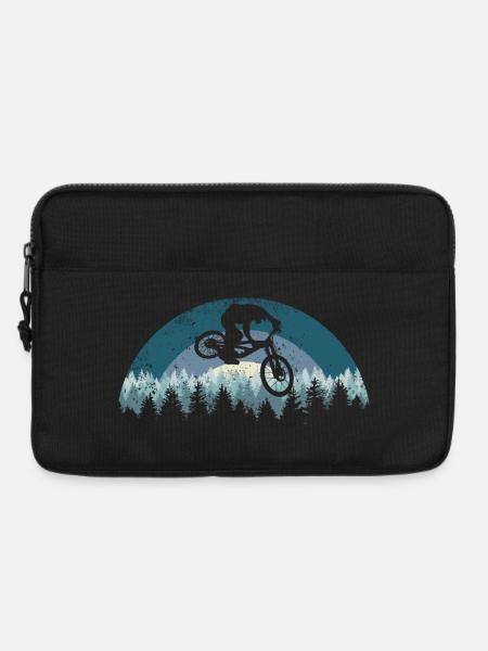 Forest Night MTB Jump - Laptoptasche 13" - Schwarz