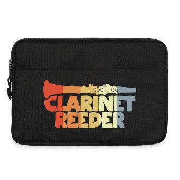 Anches de clarinette - Sacoche pour ordinateur portable 13 pouces - noir - Devant