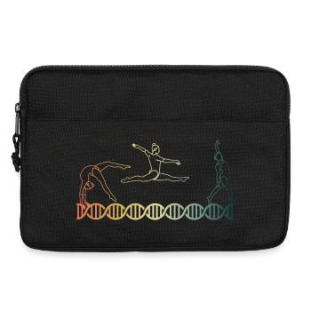 Turnen Gymnastik DNA DNS - Laptoptasche 13" - Schwarz - Vorne