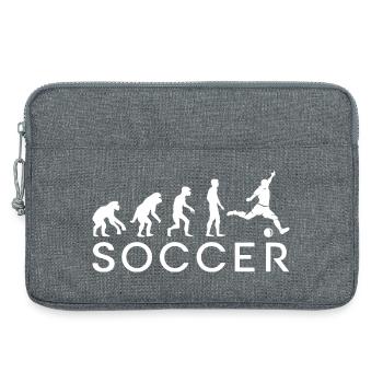 Football Evolution Soccer Team European Championship World Cup 2024 - Laptop bag 13" - heather grey - Front