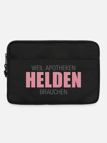 Weil Apotheken Helden brauchen - Laptoptasche 13" - Schwarz