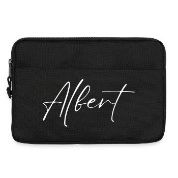 Albert Name T-Shirt Geschenk Für Männer - Laptoptasche 13" - Schwarz - Vorne