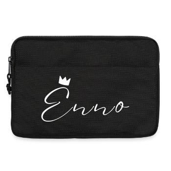 Enno Name König T-Shirt Geschenk Männer - Laptoptasche 13" - Schwarz - Vorne
