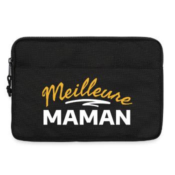 Vividly Colored Maternal Expression Design - Laptop bag 13" - black - Front