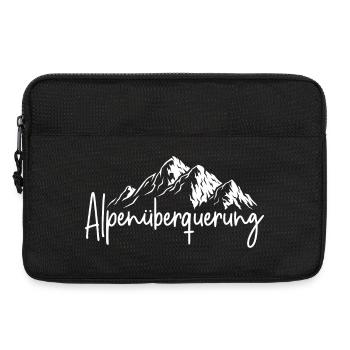 Alpenüberquerung - Laptoptasche 13" - Schwarz - Vorne