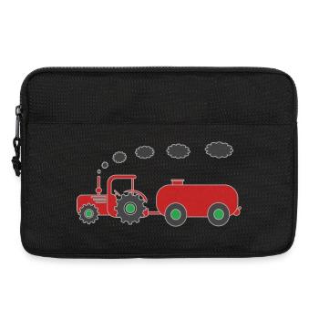 Tracteur amusant avec réservoir pour les enfants - Sacoche pour ordinateur portable 13 pouces - noir - Devant