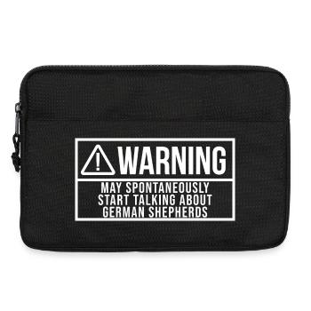 Berger allemand - Sacoche pour ordinateur portable 13 pouces - noir - Devant