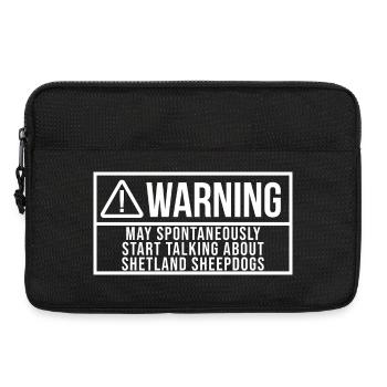Shetland Sheepdog - Laptop bag 13" - black - Front