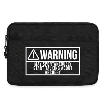 Bogenschießen - Laptoptasche 13" - Schwarz - Vorne