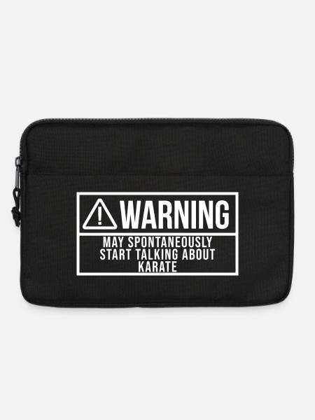 Karate Karate Karate - Laptoptasche 13" - Schwarz
