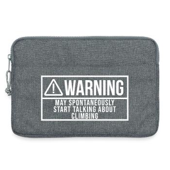 Klettern - Laptoptasche 13" - Grau meliert - Vorne